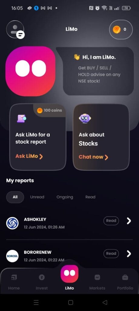 Ask Limo Liquid App